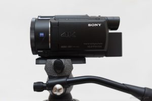 ビデオ雲台（G2180）でビデオカメラ（FDR-AX55）のカウンターバランスを取る方法