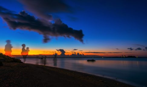 瀬長島の夕日