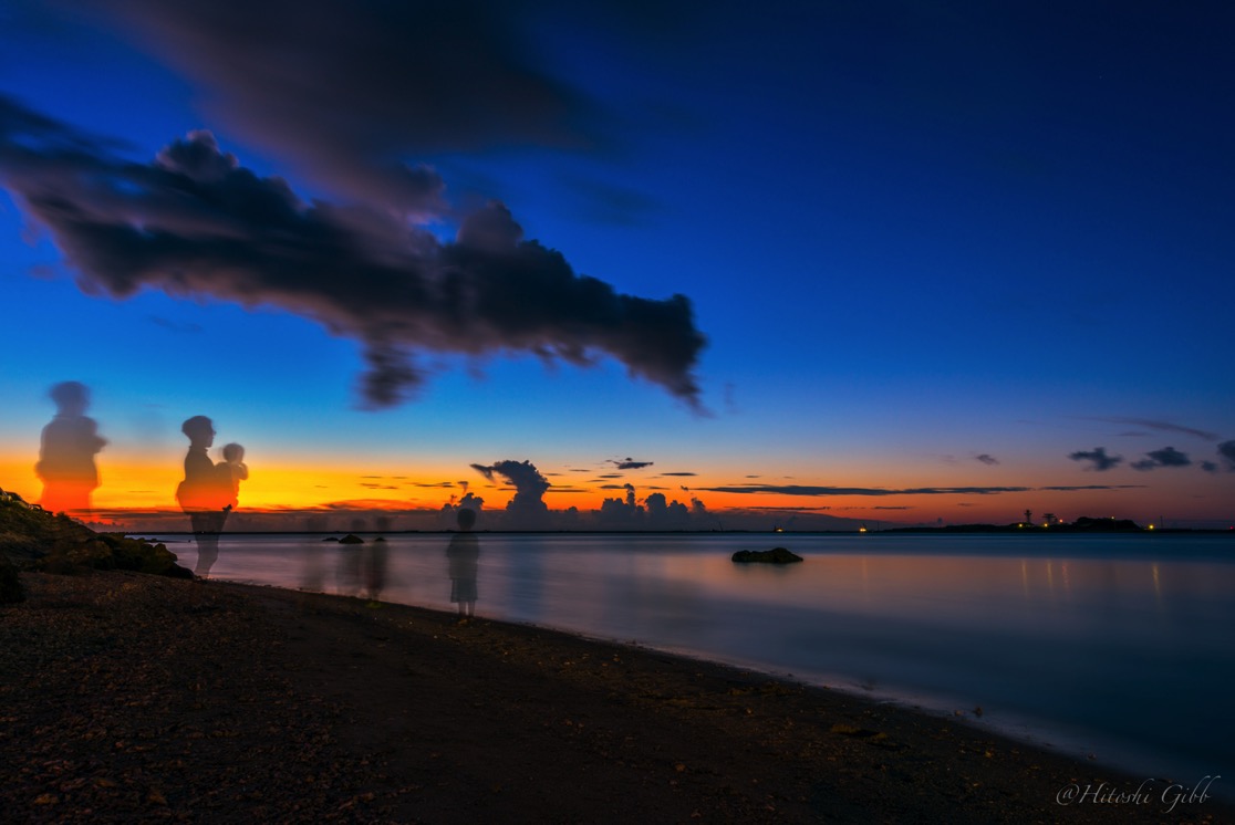 瀬長島の夕日